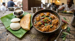 Vadacurry Recipe Ingredients List — Tamil Nadu hotel style vadai in onion-tomato-coconut gravy