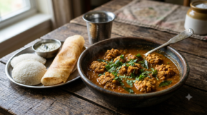 Vadacurry Recipe Leftover Vada in a spiced gravy served with idli and dosa