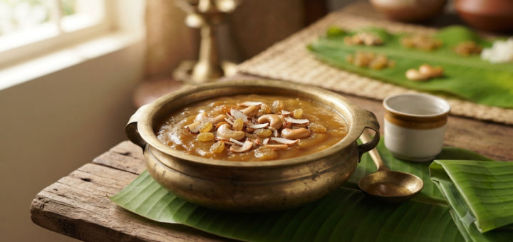 Banana payasam recipe with Nendran banana, jaggery and coconut milk