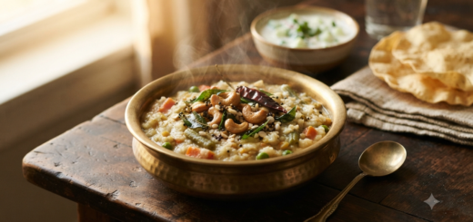 Bisibelebath Recipe Karnataka Style with vegetables and homemade masala