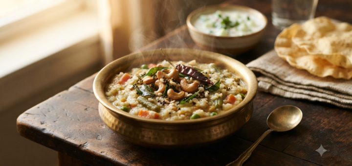 Bisibelebath Recipe Karnataka Style with vegetables and homemade masala