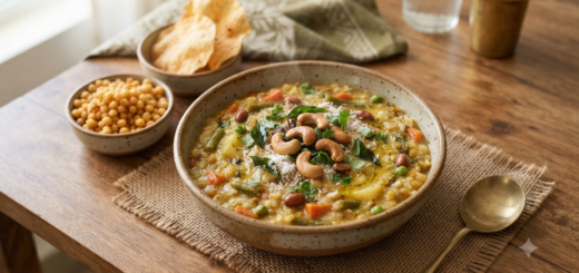 MTR Bisibele Bhath Paste recipe with rice, dal and vegetables