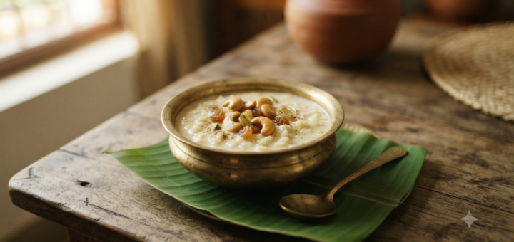 Pal Payasam Recipe Kerala with creamy milk rice payasam