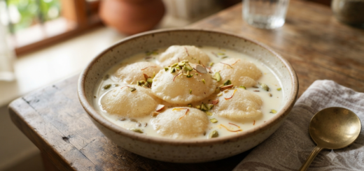 Paal poli recipe with chiroti rava pooris soaked in sweet cardamom milk