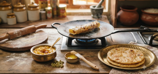 Poli Recipe Condensed Milk with soft chana dal filling and golden tawa-cooked sweet poli