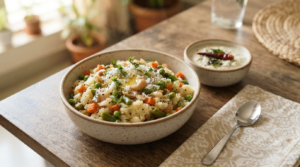 Rava upma recipe with vegetables and mixed vegetables