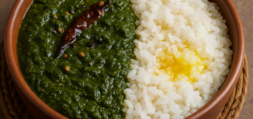 Palak Pachadi Recipe without Coconut - Traditional Andhra Spinach Chutney