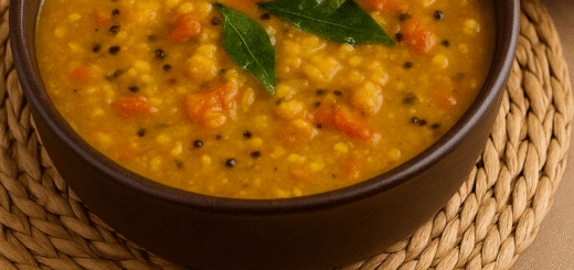 Tamil Nadu Style Paruppu Kulambu - Traditional South Indian Lentil Curry