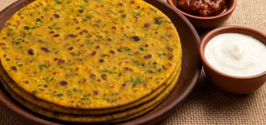 Methi Thepla Recipe – Soft Gujarati Flatbread made with Fenugreek Leaves