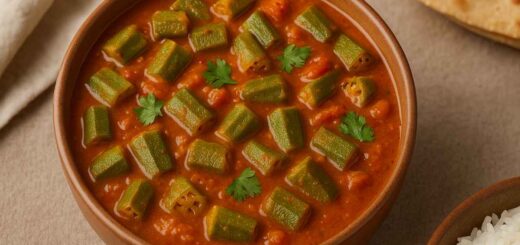 Easy Indian Okra Curry Recipe (Bhindi Curry) — Vegetarian Delight