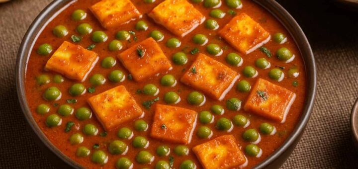 Matar Paneer Masala Recipe (Dhaba Style) | Creamy North Indian Curry