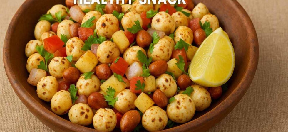 Makhana Chaat Recipe | Healthy & Crunchy Indian Snack