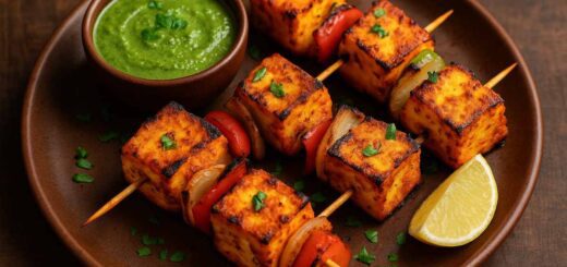 Paneer Lasooni Tikka Recipe – Smoky Garlic Paneer Tikka