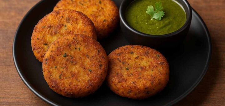 Air Fryer Aloo Tikki Recipe | Crispy Indian Veg Snack (Healthy Street-Style)