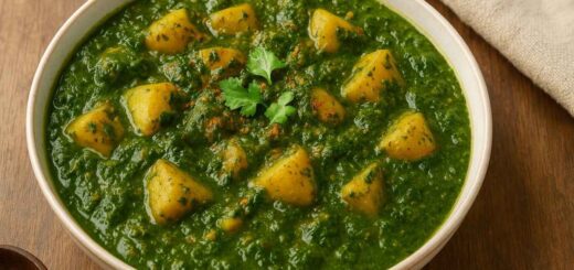 Aloo Palak Curry – Indian Spinach Potato Curry Recipe