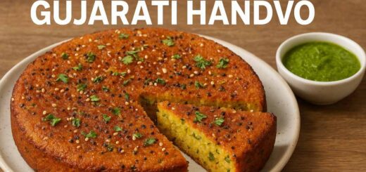 Authentic Gujarati Handvo Recipe – Traditional Mixed Lentil Cake