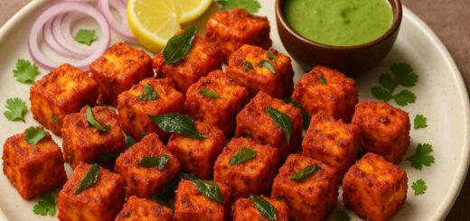Air Fryer Paneer 65 Recipe – Crispy South Indian Vegetarian Starter