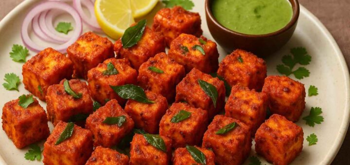 Air Fryer Paneer 65 Recipe – Crispy South Indian Vegetarian Starter