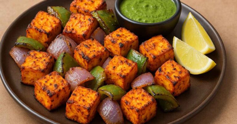 Air Fryer Paneer Tikka Bites Recipe | Crispy Indian Veg Appetizer