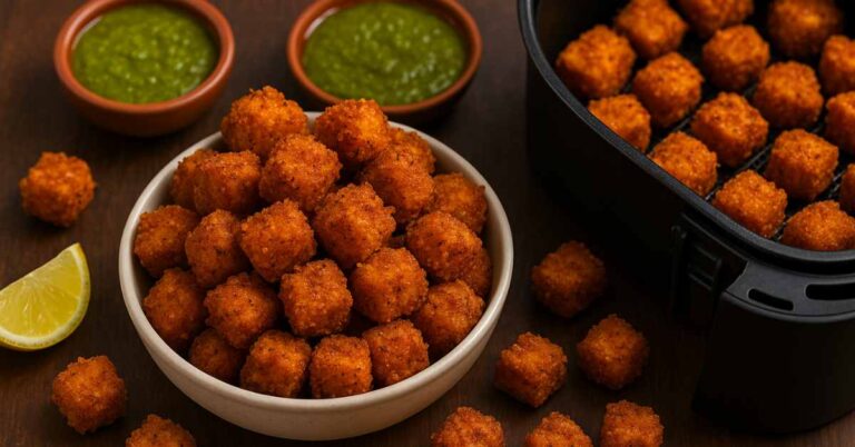 Air Fryer Paneer Popcorn Recipe | Crispy, Healthy & Vegetarian Snack