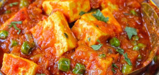 Dhaba style matar paneer recipe in iron kadhai