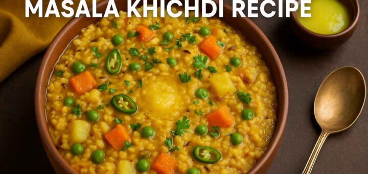 masala khichdi recipe one pot spicy Indian comfort food