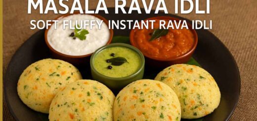 Masala Rava Idli Recipe – Soft Fluffy Instant Rava Idli