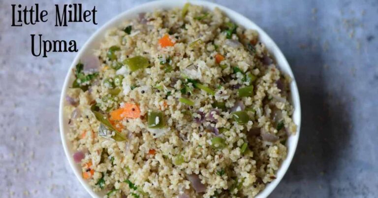 Millet Upma Recipe | Healthy, Vegan & High-Protein Millet Breakfast