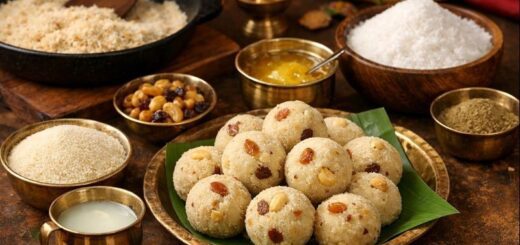 Rava Laddu Ingredients Step With Easy Homemade Preparation