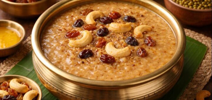 Cherupayar Parippu Payasam Cow Milk creamy dessert