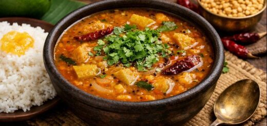 Mango Sambar Recipe Andhra tangy stew with raw mango