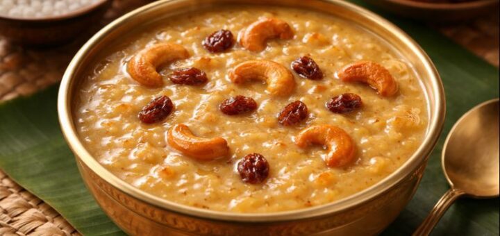 Paruppu Payasam Javvarisi Hotel style dessert with nuts