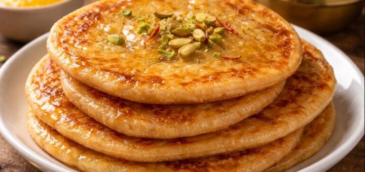 Poli Recipe Semolina Hotel style sweet flatbread