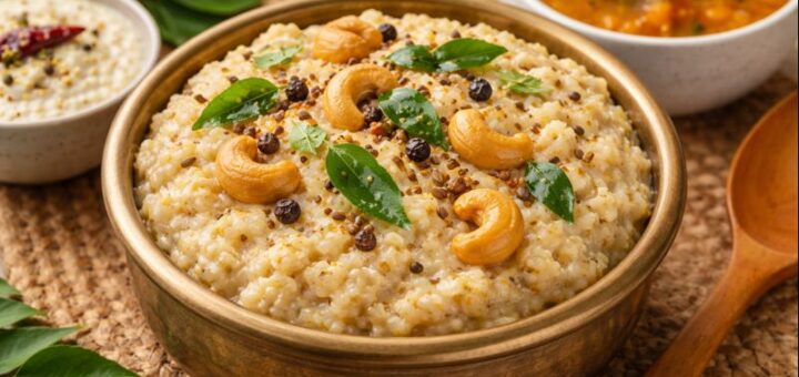 Pongal Recipe Millets Home - Healthy Millet Pongal with Cashews