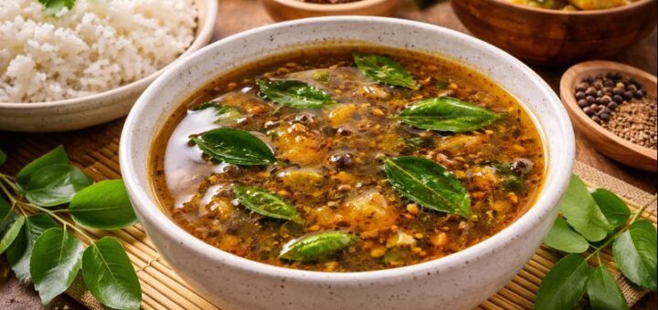 Rasam Recipe Fiji Style traditional dish served with rice