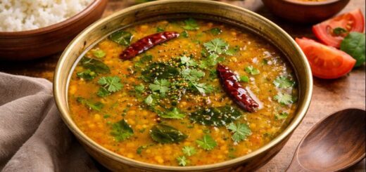 Rasam Recipe Dal Step – traditional South Indian dal rasam served hot