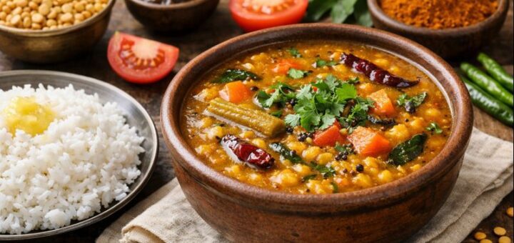 Sambar Recipe With Chana Dal Easy Cooking Process Home