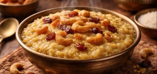 Sweet Pongal Recipe Pressure Cooker festive dessert