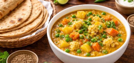 Kurma Recipe Chapathi Cooking with vegetable gravy and chapathi