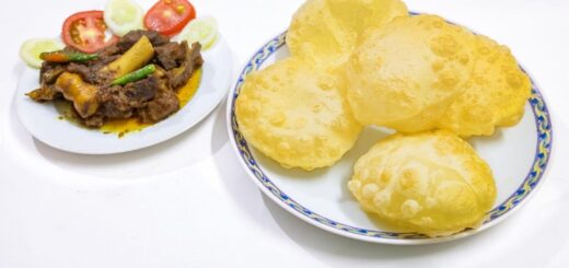 Poori Recipe Yogurt Home soft golden pooris with curry