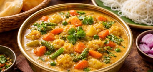 Vegetable Kurma Kerala Style creamy vegetable curry