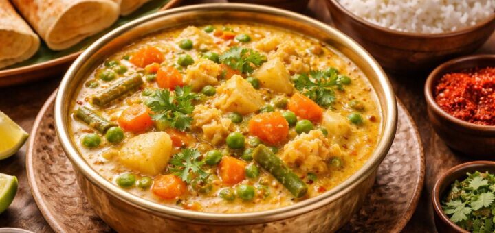 Vegetable Kurma Kerala Style - Featured Image