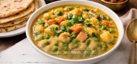 Vegetable Kurma Saravana Bhavan served with roti